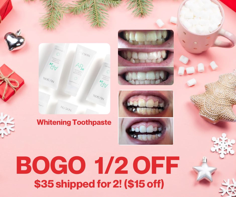 Whitening Toothpaste BOGO 1/2