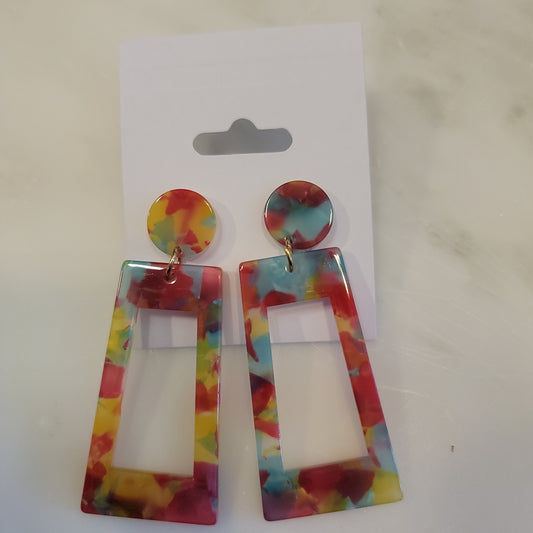 Resin earings