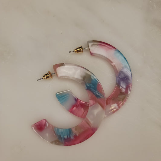 Resin earings