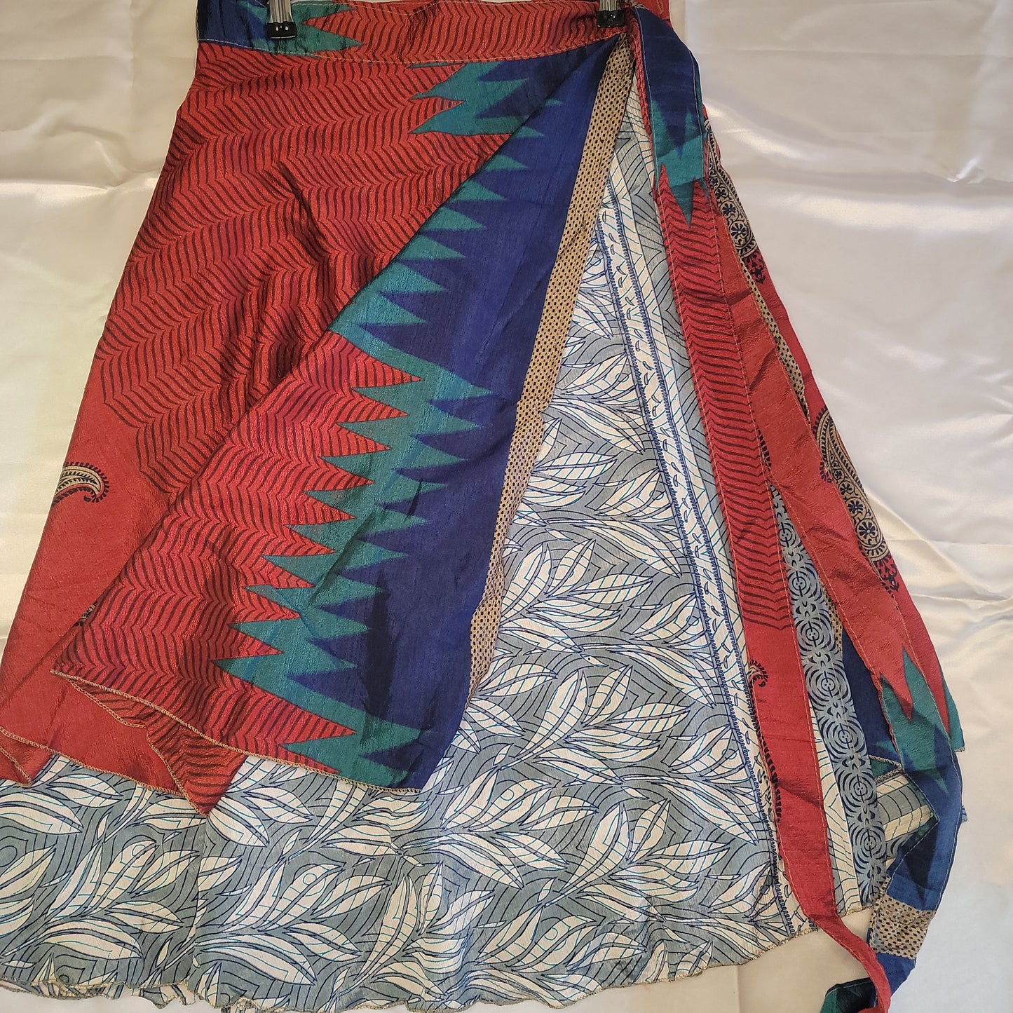 Medium length Sari wrap skirt