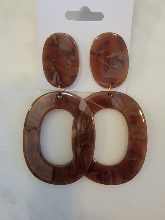 Resin earings