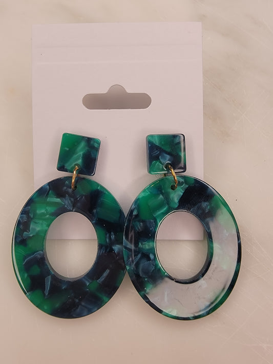 Resin earings